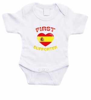 Bellatio Decorations First Spanje supporter rompertje baby 80 (9-12 maanden)