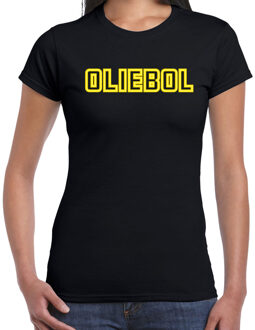 Bellatio Decorations Fout kersttrui t-shirt voor dames - oliebol - geel - oliebollen - nieuwjaar 2XL - kerst t-shirts