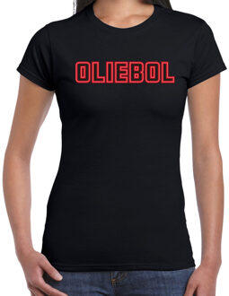 Bellatio Decorations Fout kersttrui t-shirt voor dames - oliebol - rood - oliebollen - nieuwjaar 2XL - kerst t-shirts