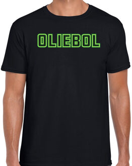 Bellatio Decorations Fout kersttrui t-shirt voor heren - oliebol - groen - oliebollen - nieuwjaar 2XL - kerst t-shirts