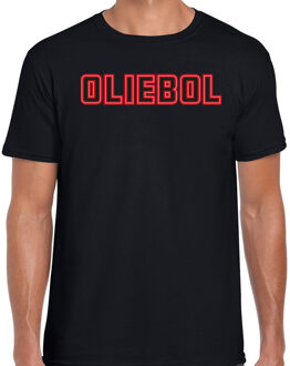 Bellatio Decorations Fout kersttrui t-shirt voor heren - oliebol - rood - oliebollen - nieuwjaar 2XL - kerst t-shirts