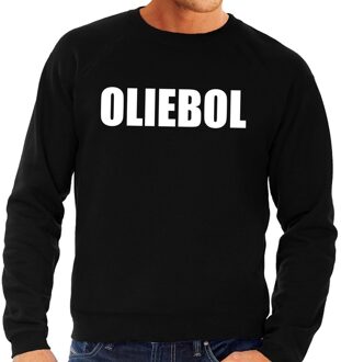 Bellatio Decorations Foute jaarwisseling trui / sweater oliebol zwart heren 2XL (56)