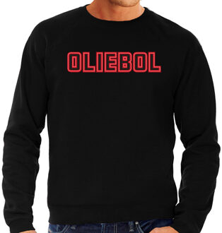 Bellatio Decorations Foute Kersttrui/sweater voor heren - oliebol - rood - oliebollen - nieuwjaar 2XL - kerst truien