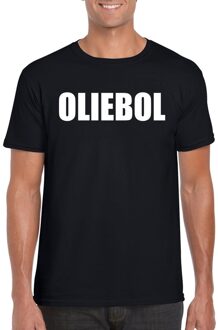 Bellatio Decorations Foute oud en nieuw t-shirt oliebol zwart voor heren 2XL - Feestshirts