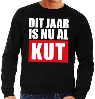 Bellatio Decorations Foute oud en nieuw trui dit jaar is nu al kut zwart heren 2XL (56)