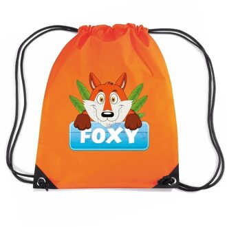 Bellatio Decorations Foxy de Vos rugtas / gymtas oranje voor kinderen