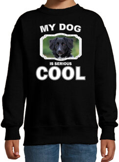 Bellatio Decorations Friese stabij honden trui / sweater my dog is serious cool zwart - kinderen - Friese stabijs liefhebber cadeau sweaters 12-13 jaar (152/164)