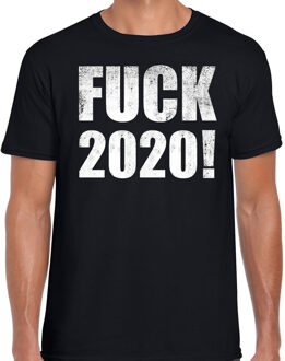 Bellatio Decorations Fuck 2020 protest t-shirt zwart voor heren 2XL