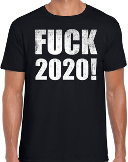 Bellatio Decorations Fuck 2020 protest t-shirt zwart voor heren