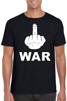 Bellatio Decorations Fuck war t-shirt zwart voor heren 2XL