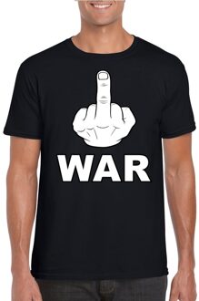 Bellatio Decorations Fuck war t-shirt zwart voor heren