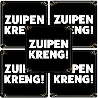 Bellatio Decorations Fun horeca bierviltjes Zuipen kreng 50 st