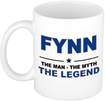 Bellatio Decorations Fynn The man, The myth the legend cadeau koffie mok / thee beker 300 ml