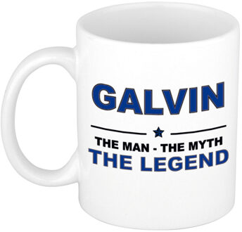 Bellatio Decorations Galvin The man, The myth the legend cadeau koffie mok / thee beker 300 ml