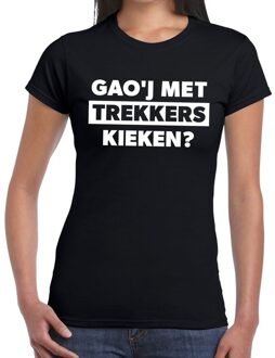 Bellatio Decorations Gaoj met trekkers kieken festival t-shirt dames XL