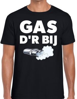 Bellatio Decorations Gas der bij festival t-shirt zwart heren 2XL