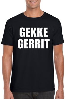 Bellatio Decorations Gekke gerrit tekst t-shirt zwart heren XL