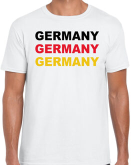 Bellatio Decorations Germany / Duitsland t-shirt wit voor heren 2XL