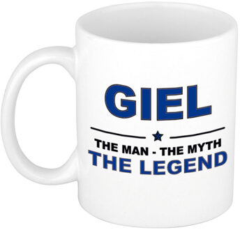 Bellatio Decorations Giel The man, The myth the legend cadeau koffie mok / thee beker 300 ml