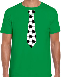 Bellatio Decorations Groen fan shirt / kleding stropdas EK/ WK voor heren L - Feestshirts