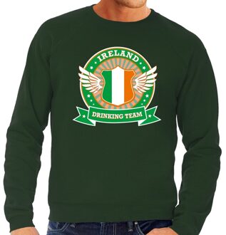 Bellatio Decorations Groen Ireland drinking team sweater heren 2XL