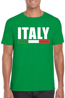 Bellatio Decorations Groen Italie supporter shirt heren