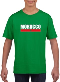 Bellatio Decorations Groen Marokko supporter t-shirt voor kinderen