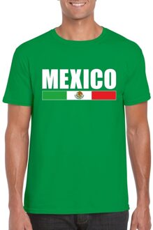 Bellatio Decorations Groen Mexico supporter t-shirt voor heren 2XL