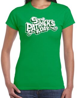 Bellatio Decorations Groen St. Patricks day t-shirt dames 2XL