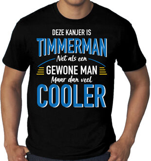 Bellatio Decorations Grote maten Deze kanjer is Timmerman cadeau t-shirt zwart voor heren 3XL