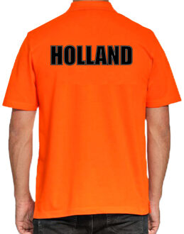 Bellatio Decorations Grote maten Holland oranje poloshirt Holland / Nederland supporter EK/ WK heren