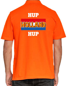 Bellatio Decorations Grote maten oranje fan poloshirt / kleding Holland hup Holland hup EK/ WK voor heren 3XL - Feestshirts