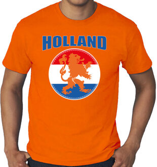 Bellatio Decorations Grote maten oranje fan shirt / kleding Holland met oranje leeuw EK/ WK voor heren 3XL - Feestshirts