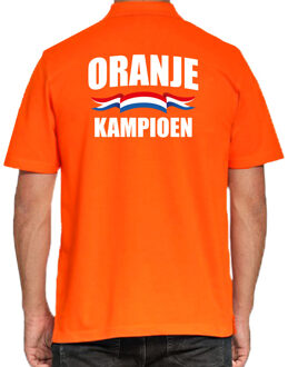 Bellatio Decorations Grote maten oranje poloshirt Holland / Nederland supporter oranje kampioen EK/ WK voor heren
