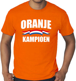 Bellatio Decorations Grote maten oranje t-shirt Holland / Nederland supporter oranje kampioen EK/ WK voor heren