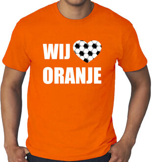 Bellatio Decorations Grote maten oranje t-shirt wij houden van oranje Holland / Nederland supporter EK/ WK voor heren