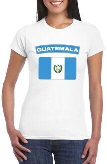 Bellatio Decorations Guatemalaanse vlag shirt wit dames