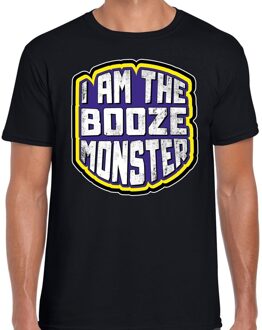 Bellatio Decorations Halloween booze monster verkleed t-shirt zwart voor heren 2XL