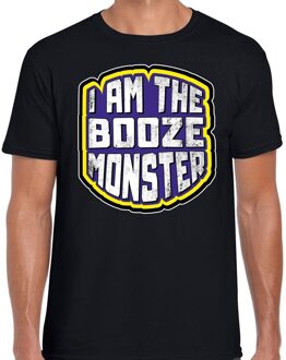 Bellatio Decorations Halloween booze monster verkleed t-shirt zwart voor heren