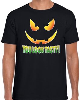 Bellatio Decorations Halloween You look tasty verkleed t-shirt zwart voor heren 2XL