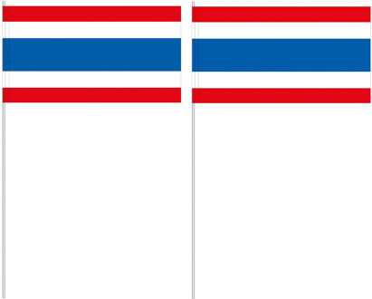 Bellatio Decorations Handvlag Thailand 12 x 24 cm Multi