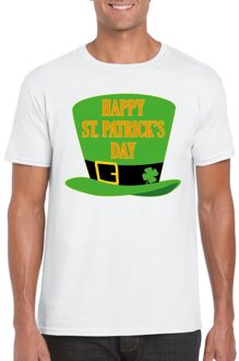 Bellatio Decorations Happy st. Patricksday shirt t-shirt wit heren l