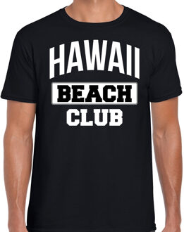 Bellatio Decorations Hawaii beach club zomer t-shirt zwart voor heren XL