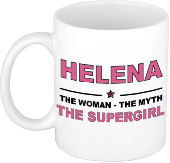 Bellatio Decorations Helena cadeau mok - Woman Myth Supergirl - naam koffiemok - 300 ml - collega - moederdag