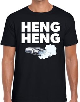 Bellatio Decorations Heng heng festival t-shirt zwart heren 2XL