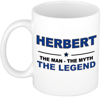 Bellatio Decorations Herbert The man, The myth the legend cadeau koffie mok / thee beker 300 ml