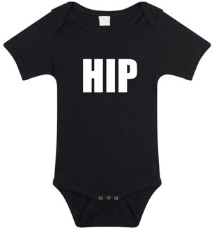 Bellatio Decorations Hip tekst rompertje zwart baby
