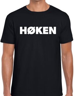 Bellatio Decorations Hoken festival t-shirt - zwart - voor heren - achterhoek thema sfeer - kleding