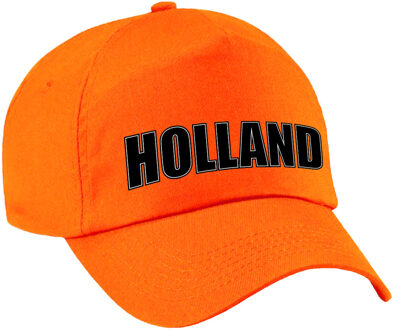 Bellatio Decorations Holland fan pet / cap oranje - EK / WK / Koningsdag - voor kinderen - Verkleedhoofddeksels