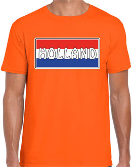 Bellatio Decorations Holland landen t-shirt oranje heren - Nederland landen shirt / kleding - EK / WK / Olympische spelen outfit 2XL